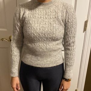 Sandro cable sweater